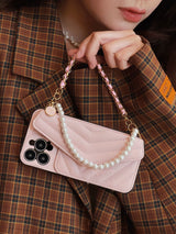 Case Bolso de Mano - iPhone 14 Pro - Rosa