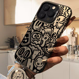 Case Grafiti Negro Láser - iPhone 15 Pro Max