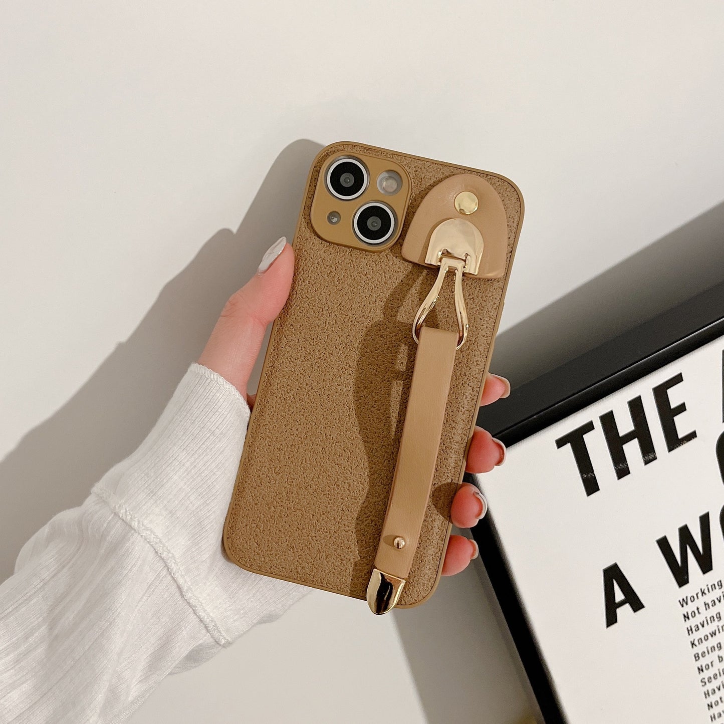 Case Special Texture - iPhone 14 - Caqui