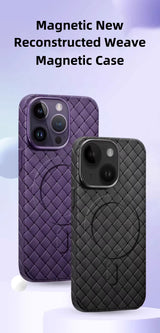 Case Magnetic Wireless Charging Braided - iPhone 14 Pro Max - Púrpura
