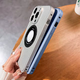 Case Metálico Luxury - iPhone 14 Pro Max - Plata