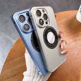 Case Metálico Luxury - iPhone 15 - Azul Claro