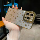 Case Glitter Diamantes - iPhone 15 - Oro