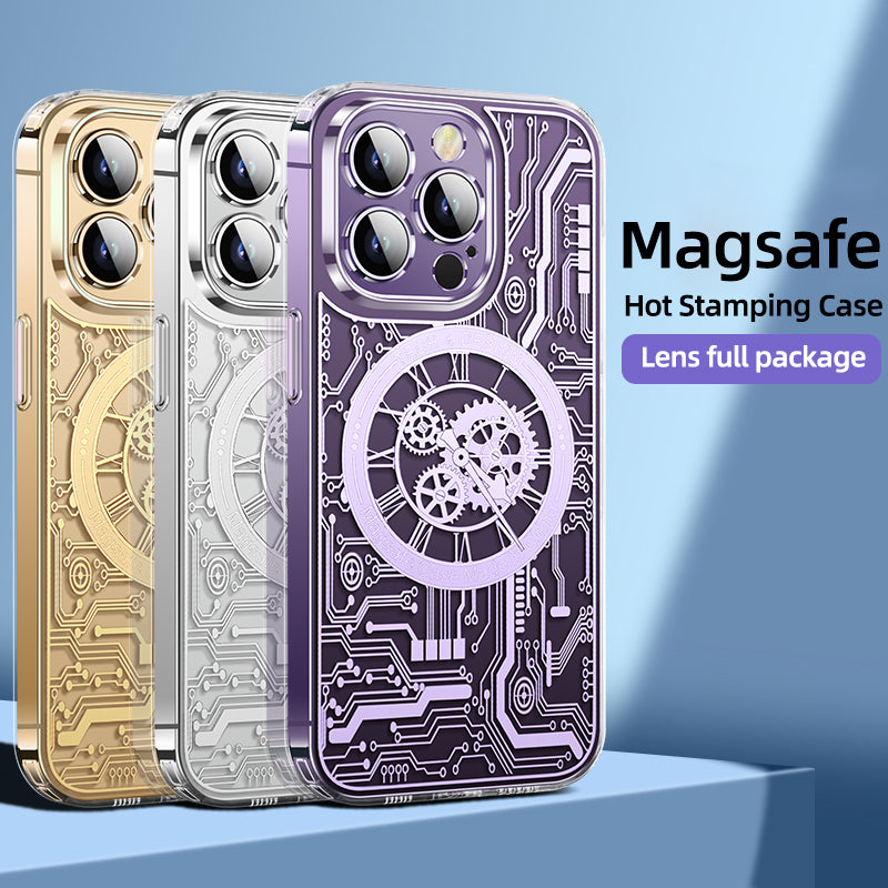 Case Dorado Luxury - iPhone 14 Pro Max - Acabado Gold Plating