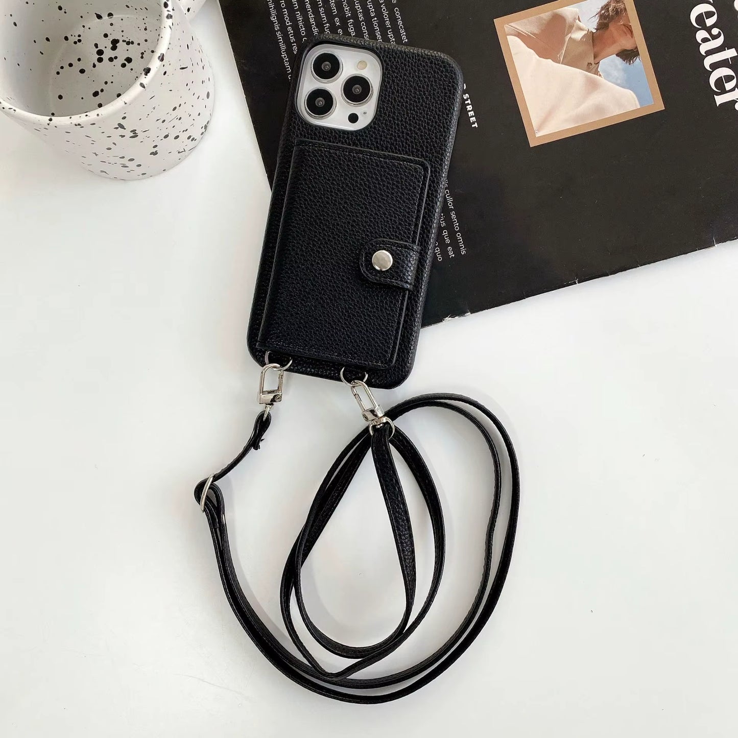 Case Crossbody - iPhone 14 Pro Max - Negro