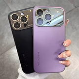 Case de Metal Premiu Luxury - iPhone 16 - Negro
