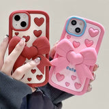 Case 3D Cute Cartoon Girl - iPhone 16 Pro Max - Rosa