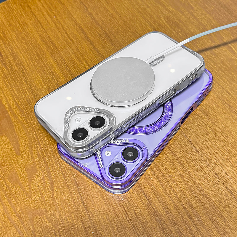 Casde Diamantes Brillantes - iPhone 15 Pro Max - Rosa
