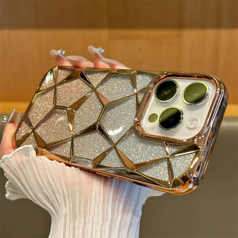 Case Bling Antigolpes - iPhone 14 - Oro