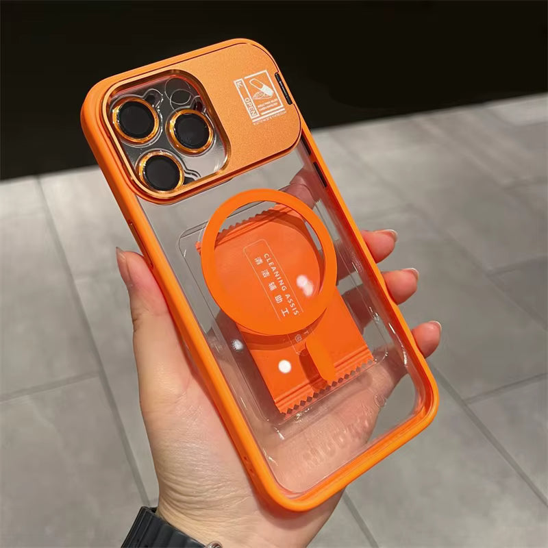 Case Cristal Premium - iPhone 15 Cristal Premium - Naranja