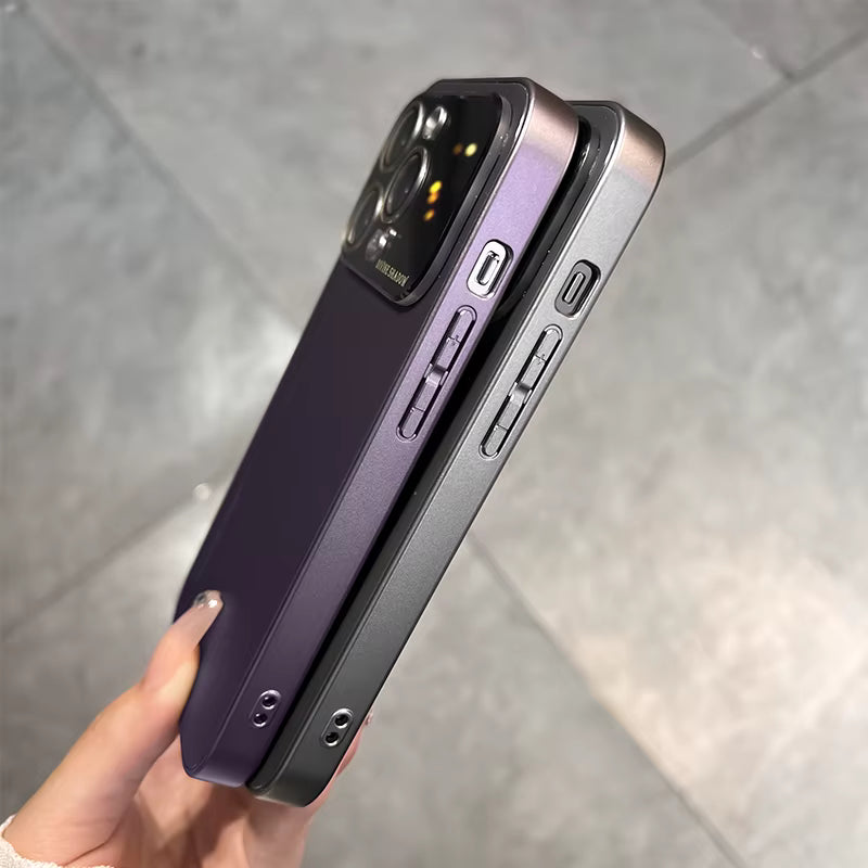 Case de Metal Premiu Luxury - iPhone 16 - Negro