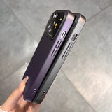 Case de Metal Premiu Luxury - iPhone 16 - Negro