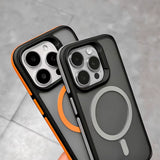 Case Antichoque de Lujo - iPhone 15 Pro - Naranja