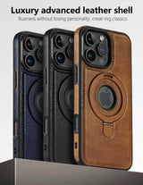 Case Cuero Genuino c/ MagSafe - iPhone 14 - Marrón