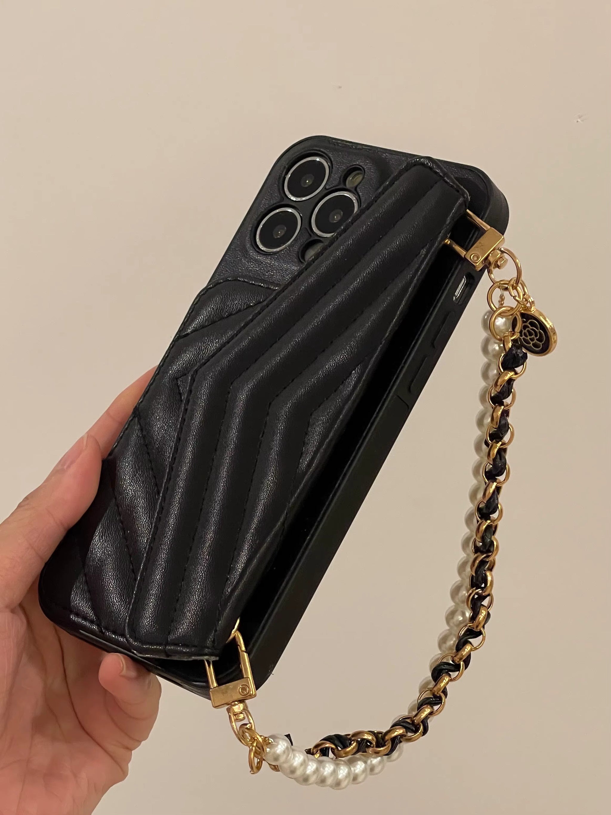 Case Bolso de Mano - iPhone 14 Pro - Negro