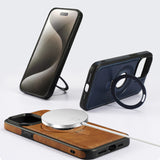 Case Cuero Genuino c/ MagSafe - iPhone 14 - Marrón
