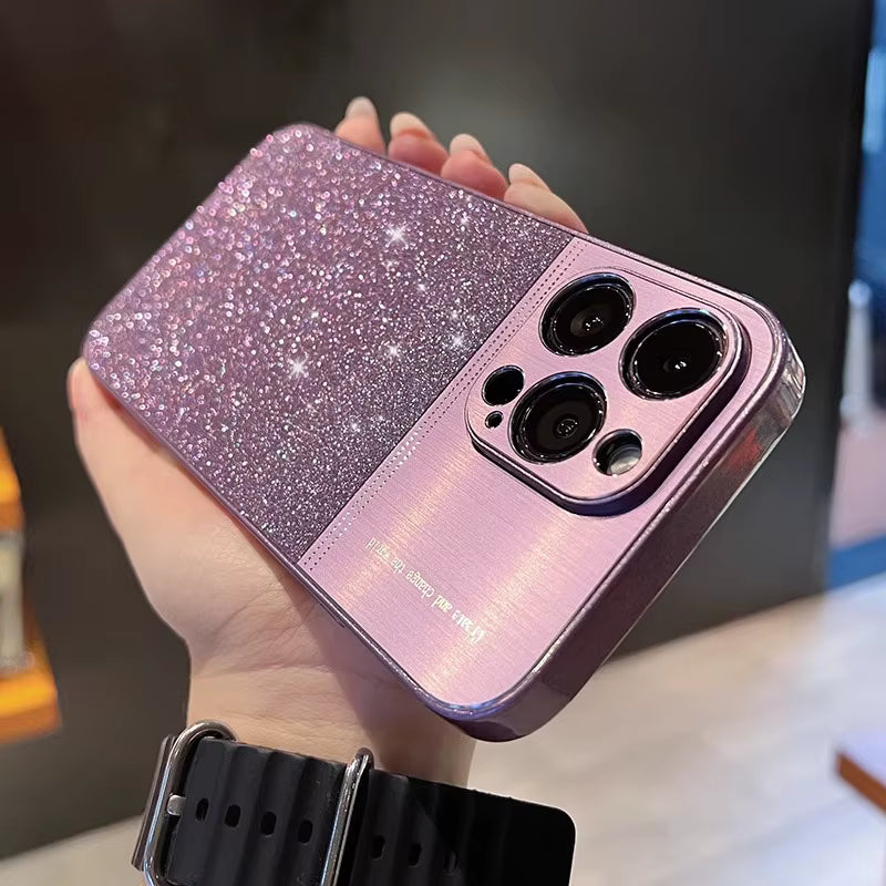 Case Glitter Brillante - iPhone 14 - Rosa