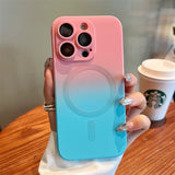 Case Gradiente - iPhone 14 Pro Max - Rosa Azul