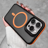 Case Antichoque de Lujo - iPhone 15 Pro - Naranja