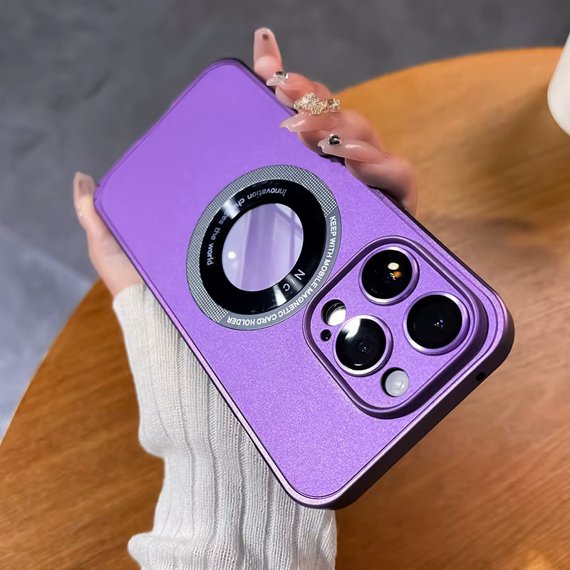 Case Metálico Luxury - iPhone 14 Pro Max - Púrpura