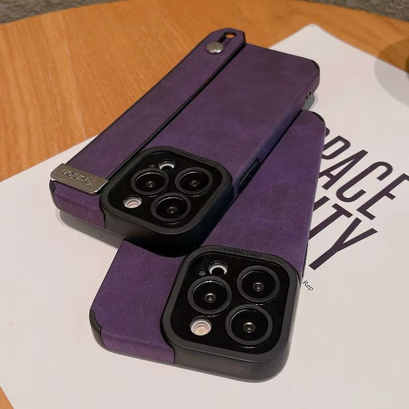 Case Piel de Cordero - iPhone 15 Pro Max - Dark Purple
