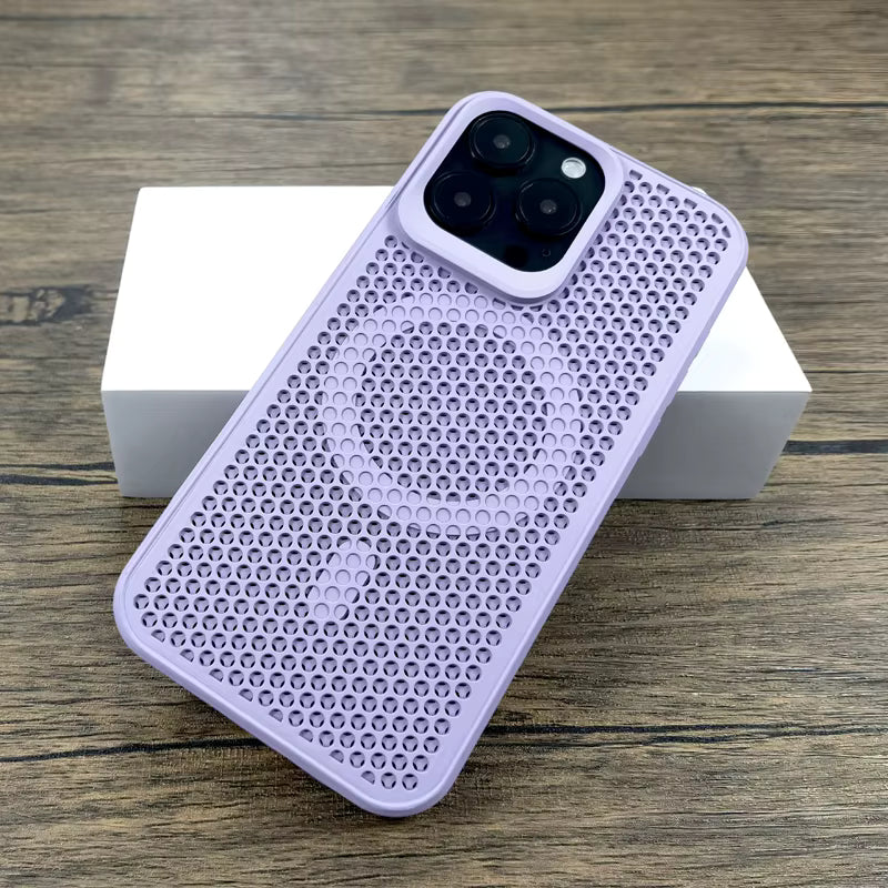 Case MagSafe Disipador de Calor - iPhone 15 - Light Purple