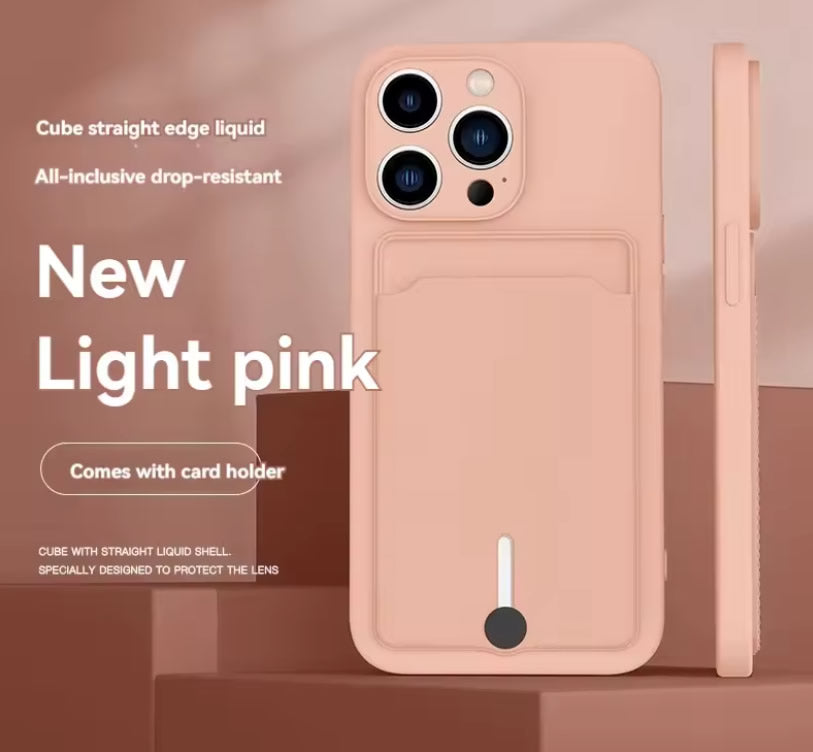 Case Tarjetas - iPhone 15 - Light Pink