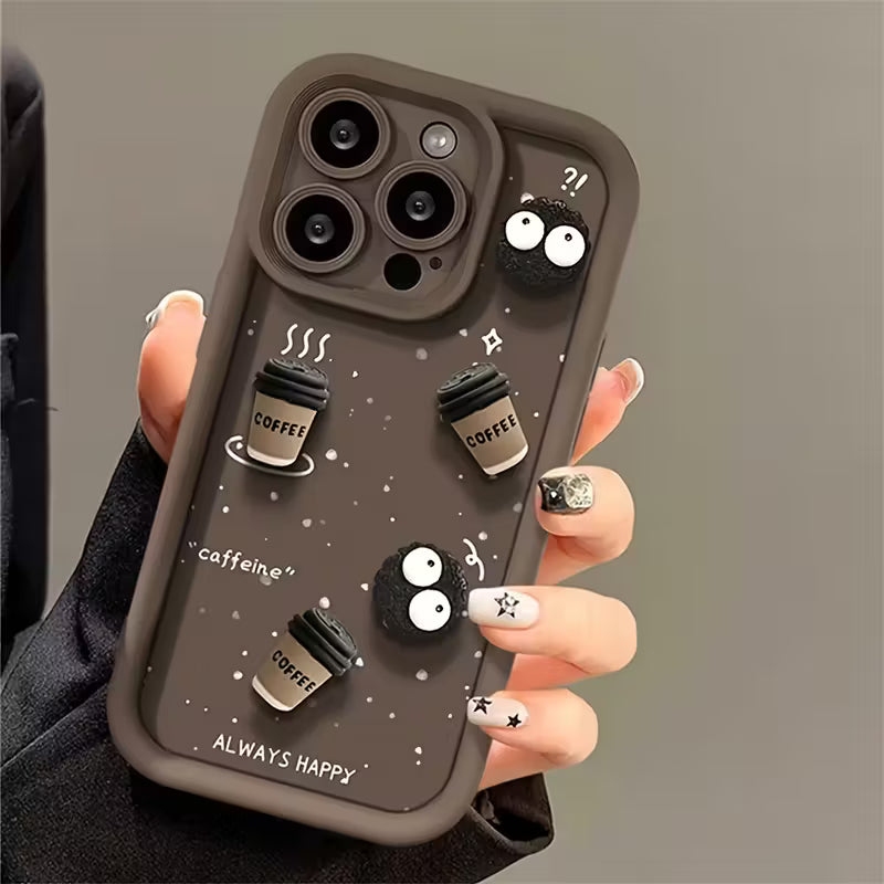 Case Coffee Push-Pull - iPhone 15 Pro Max - Marrón
