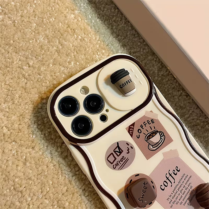 Case Coffee Push-Pull - iPhone 15 Pro